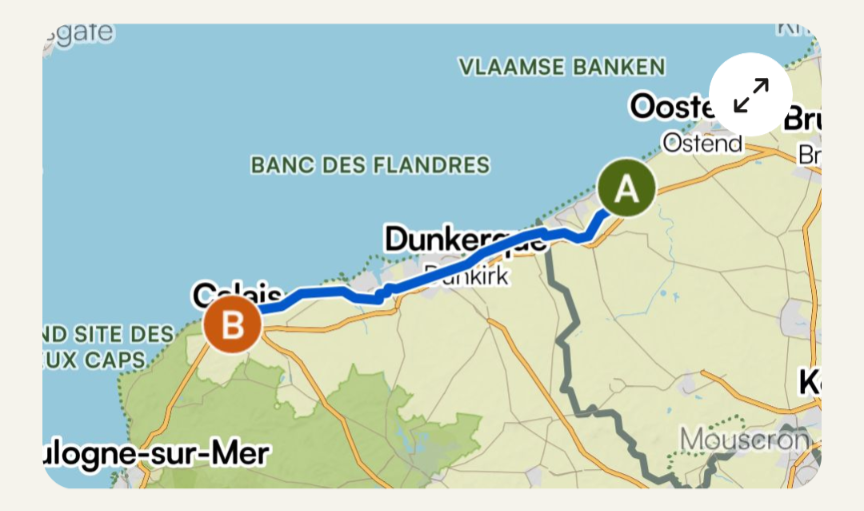 Day 10 – from Nieuwpoort to Calais